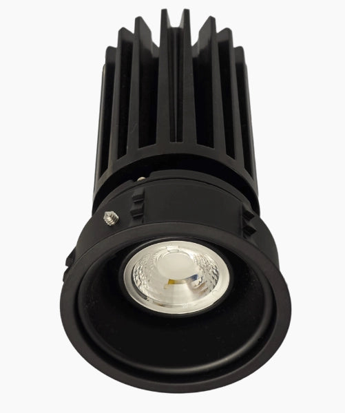 Lotus LED-2-S11W-DTW-BK-EY-T 2 inch trimless gimbal downlight