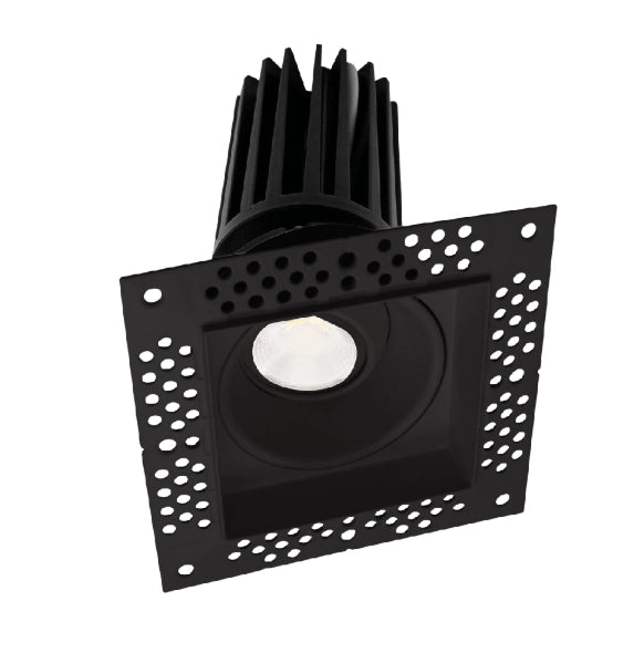 Lotus LED-2-S11W-DTW-BK-EY-T-SQ 2 inch trimless gimbal downlight
