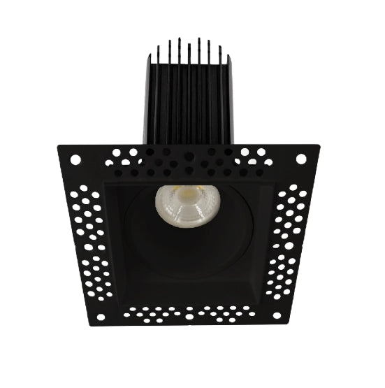 Lotus LED-2-S15W-3018K-BK-T-SQ 2 inch trimless downlight
