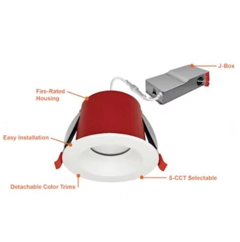 EnVisionLED 4 inch fire rated LED downlight