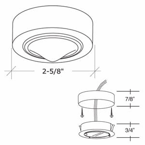 LED-HU-08 | LED Dimmable Undercabinet Light | USALight.com