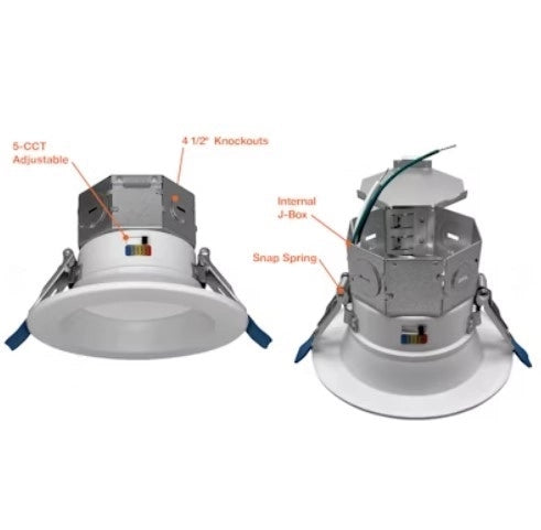 EnVisionLED LED-RDL-JBX-5/6-15W-5CCT-WH-SM