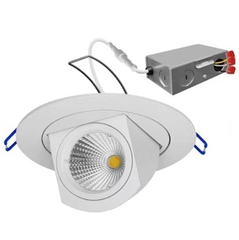 EnVisionLED LED-SL-SCP-4R-12W-5CCT-WH 4in scoop downlight canless LED, 900 lumens, 5-CCT selectable, white finish