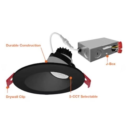 EnVisionLED LED-SL-SLP-ADJ-4R-8W-5CCT-BLK