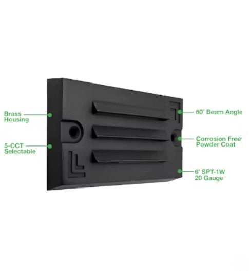 EnVisionLED - LED-STEP-LVR-SM-5-3W-5CCT-BR-MBL-LV