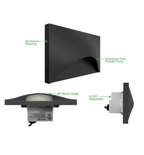 EnVisionLED - LED-STEP-SC-3W-5CCT-HZ-ALM-BL-LV
