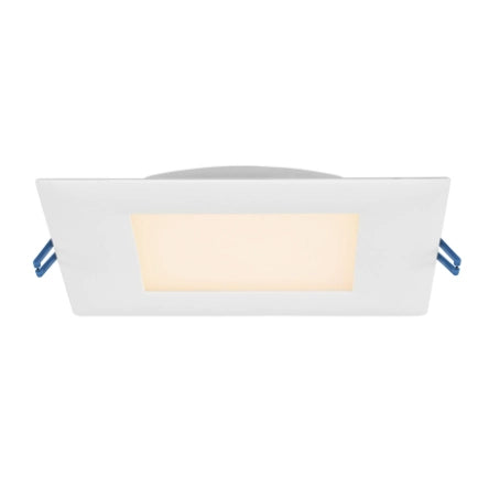 Lotus LL6S-27K-WH 6in 17W LED super thin recessed downlight, 2700K, white trim, smooth reflector