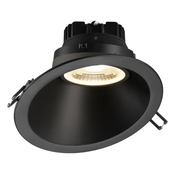 Lotus LRG6-5CCT-6RSL-BK 6 inch regressed sloped gimbal downlight