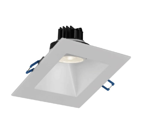 Lotus LSG3-3018K-HO-5SSL-WH 5 in sloped high output LED downlight with Dim To Warm 3000K-1800K, white finish