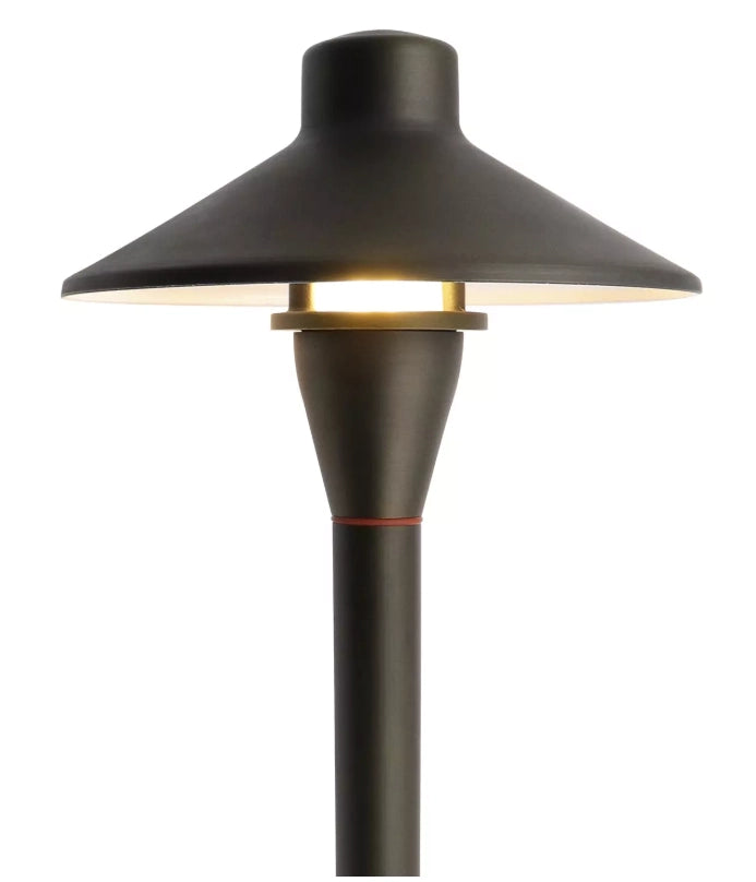 CLS PL01B solid brass path light in light bronze