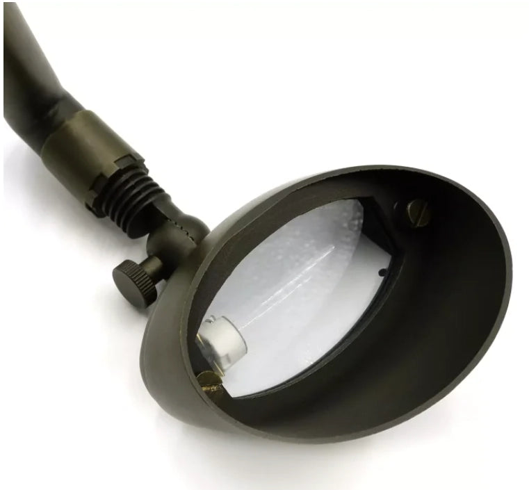 CLS PL25B solid brass path light in light bronze