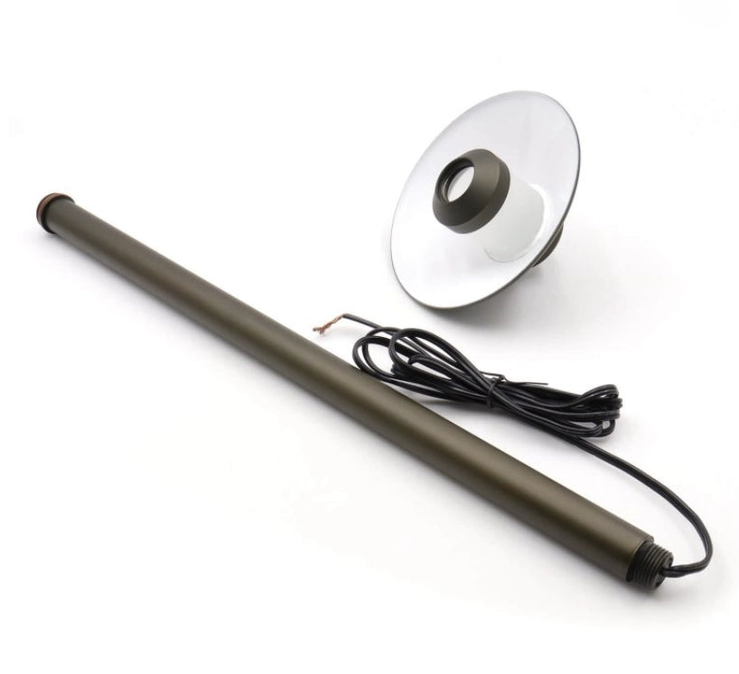 CLS PL55B-BK solid brass path light in gun metal black