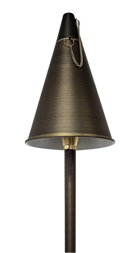 CLS PL77B solid brass path light in light bronze