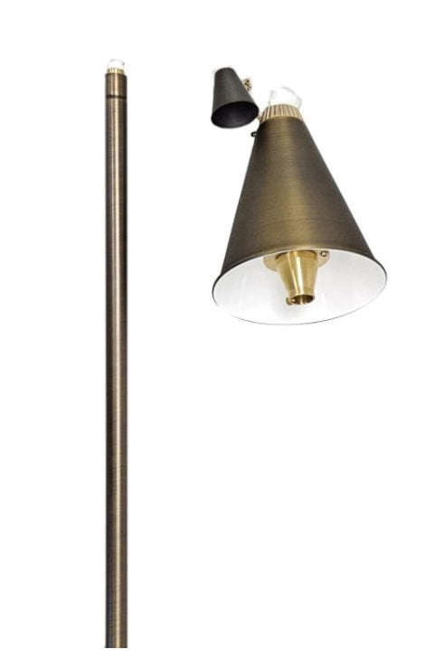 CLS PL77B solid brass path light in light bronze