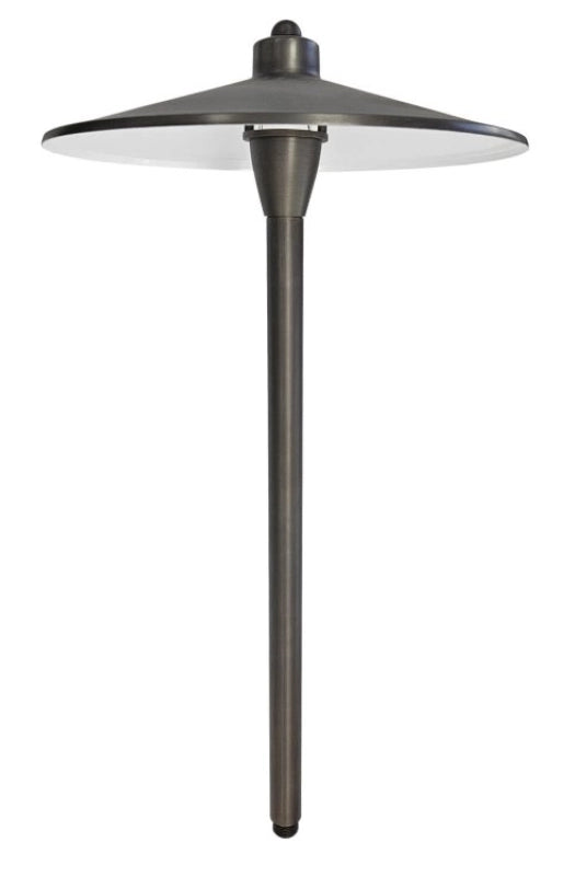 CLS PL79B solid brass path light in light bronze