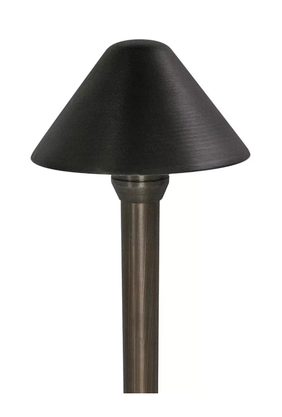 CLS PL80B solid brass path light in light bronze