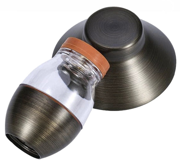 ABBA PLB01 solid brass lantern-style path light