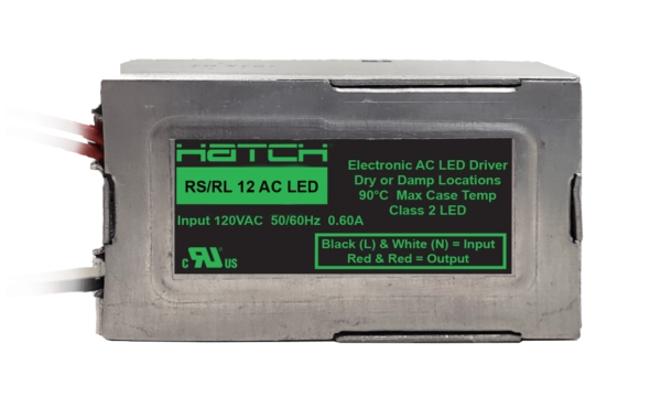 Hatch RL12-60M-LED 60W 12VAC Class 2 AC LED Driver