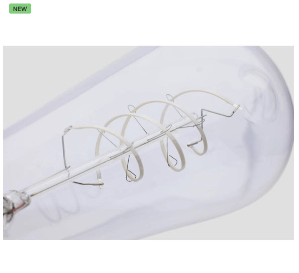 SATCO S11529 6W ST19 LED filament bulb with flex gray coil filament and E26 medium base