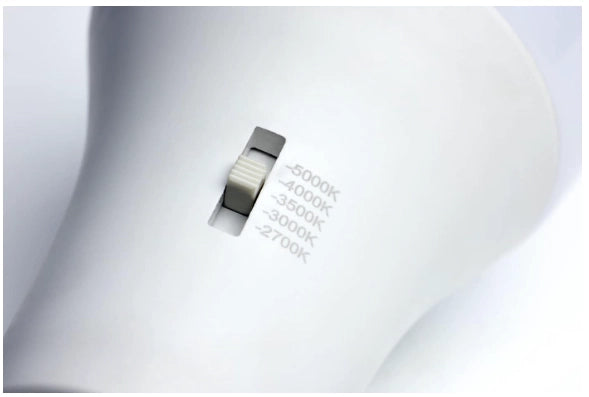 Satco S11796 14W A19 LED bulb with GU24 base and 5 selectable color temperatures