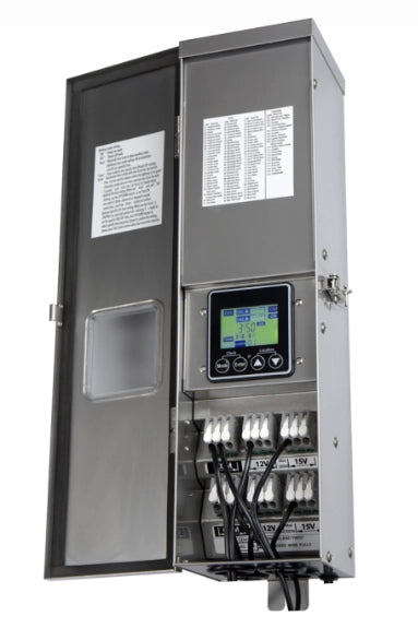ABBA STS600 600W low voltage landscape lighting transformer stainless steel outdoor power supply