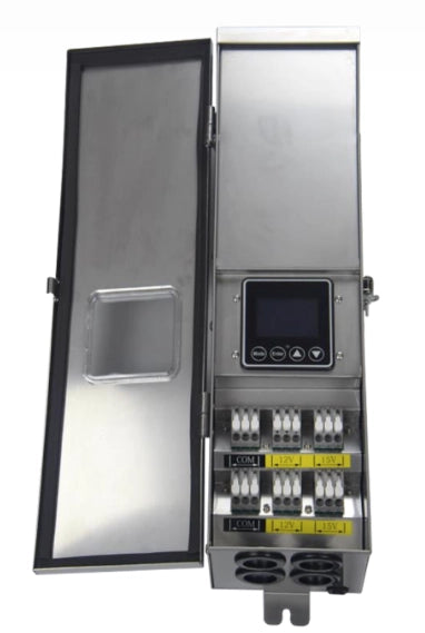 ABBA STS600 600W low voltage landscape lighting transformer stainless steel outdoor power supply