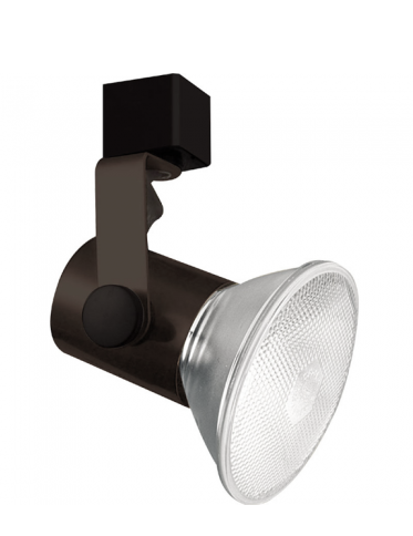 ELCO ET647B - PAR30 Line Voltage Mini Universal Track Fixture - 75W - 120V - R30/PAR30 LED/NON-LED - Black