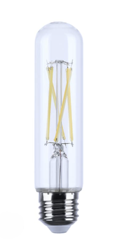 SATCO S21344 - 5.5T10/LED/CL/927/120V/E26 - T10 LED Filament - 5.5W - 2700K - 120V - E26 Base - Clear