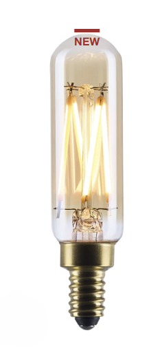 SATCO S14217 - 5.5T6L/920/E12/GCAS/D - T6 LED - 5.5W - 2000K - 120V - E12 Base - Amber