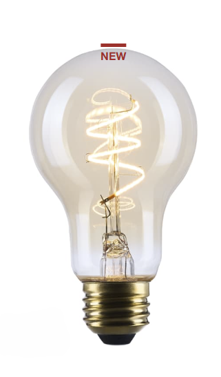 SATCO S14227 - 5.5A19L/920/E26/GCAC/D - A19 LED - 5.5W - 2000K - 120V - E26 Base - Amber