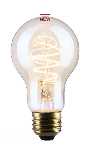 SATCO S14228 - 8A19L/920/E26/GCAC/D - A19 LED - 8W - 2000K - 120V - E26 Base - Amber