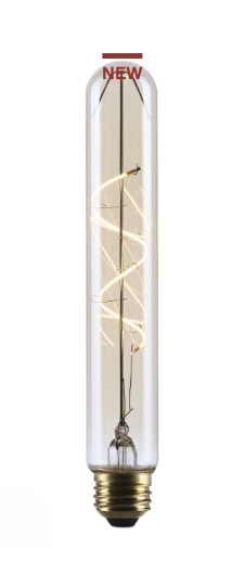 SATCO S14229 - 3.5T9L/920/E26/GCAC/D - T9 LED - 3.5W - 2000K - 120V - E26 Base - Amber