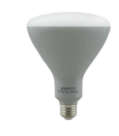 SATCO S9634 - 11.5BR40/LED/2700K/940L/120V - LED BR40 - 11.5W - 2700K - 120V - E26 Base - Dimmable
