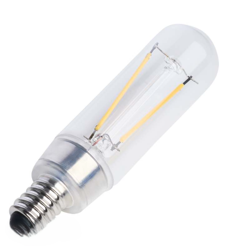 SATCO S21340 - 2.8T6/LED/CL/927/120V/E12 - T6 LED Filament - 2.8W - 2700K - 120V - E12 Base - Clear