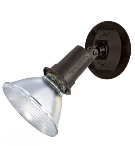 SATCO SF76-521 - 1 LIGHT PAR38 FLOODLIGHT - 5" Floodlight - 150W - 120V - PAR38/E26 Base - Bronze