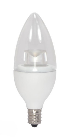 SATCO S8951 - 4.5CTC/LED/2700K/E12/120V - B11 LED - 4.5W - 2700K - 120V - E12 Base - Clear
