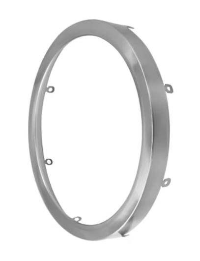 EnVisionLED SLSM-9R-TRIM-BN - SLSM: 9" Snap On Trim - Brushed Nickel