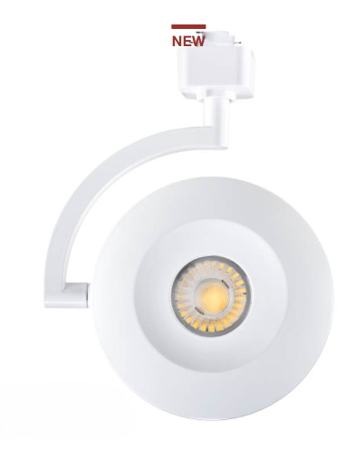 SATCO TH670 - ORB/12W/3CCT/24/DEG/WHITE - ORB LED Track Head - 12W - Selectable CCT - 120V - H-Style - White