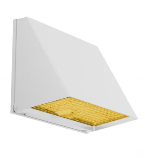 EnVisionLED LED-WPFC-TRZ-5P120-22K-WH-PC - FC-Line: Modern Trapezoid Wall Packs 2200K - 120/110/100/90/80W - 2200K - 120-277V - Photocell - White