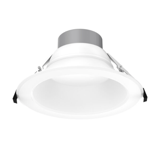 Lotus DL254-10-40W-M-A5C5-HO - 10" Round Commercial 5 CCT & 5 Watt Selectable - 40/35/30/26/22W - Selectable CCT - 120-347V - White/White