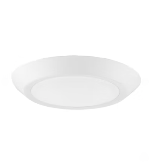 EnVisionLED LED-CDSK-8-3P27-5CCT-WH - 8" Disk Lite: Cusp-Line - 20/24/27W - Selectable CCT - 120V - White