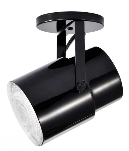 SATCO SF77-394 - Plant or Pin Up Fixture - 60 Watts - 120V - R30 (not included) - E26 Bulb Base - Black