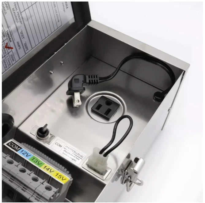 CLS TF150 150W low voltage landscape lighting transformer stainless steel outdoor power supply
