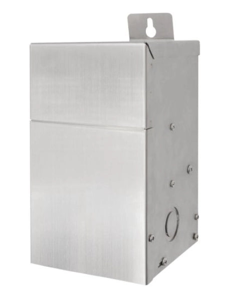CLS TF75 75W low voltage landscape lighting transformer stainless steel outdoor power supply