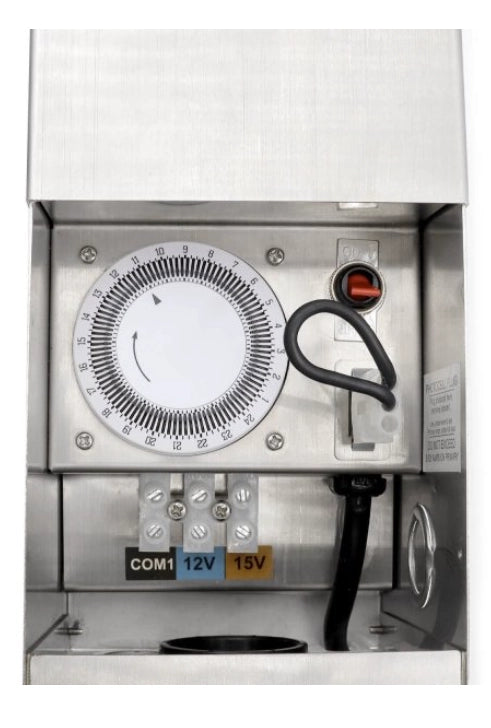 CLS TF75 75W low voltage landscape lighting transformer stainless steel outdoor power supply