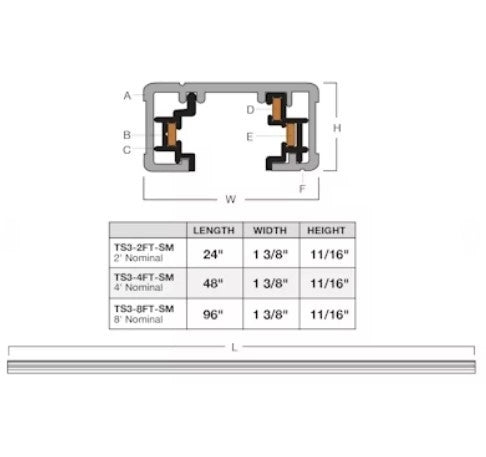 EnVisionLED TS3-4FT-SM-BL